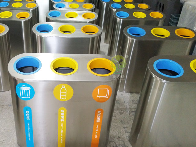 提升公共空間品質(zhì)，深圳金屬垃圾桶助你一臂之力