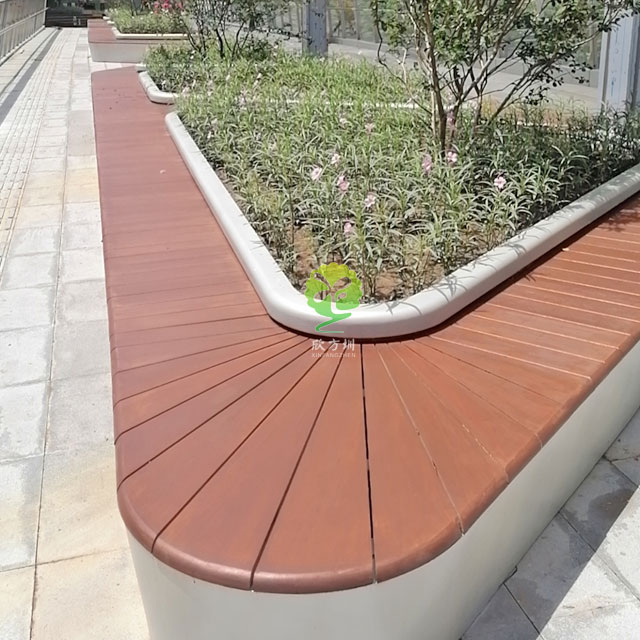 不銹鋼花池坐凳美化深圳前?？缃止珗@G9天橋城市戶外景觀