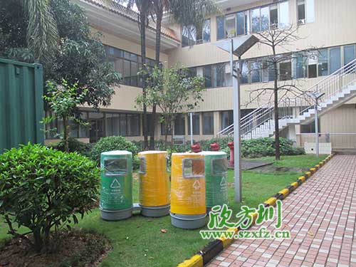 韶關(guān)物業(yè)分類玻璃鋼垃圾桶，提升社區(qū)好環(huán)境。